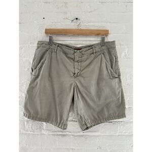Prada Red Tab Shorts